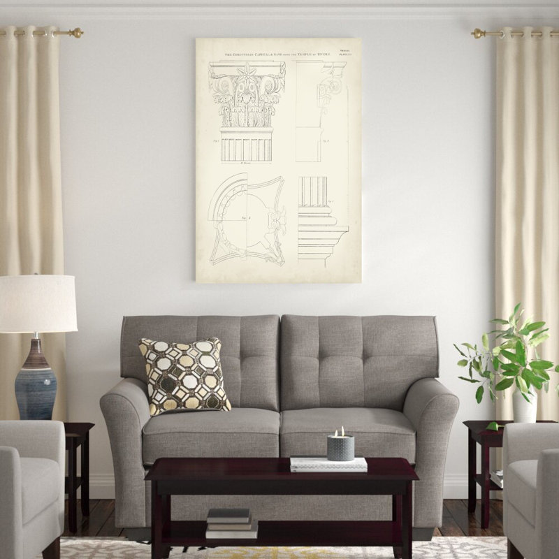 «Greek & Roman Architecture I» par Thomas Kelly, impression sur toile tendue, H 48 po x l 32 po