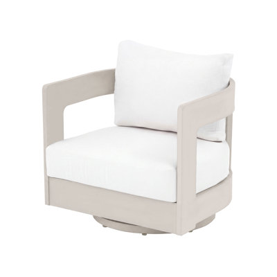 Frances Sunbrella® Swivel Patio Lounge Chair