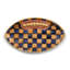 Ginger & Royal Check Football Platter-427341506