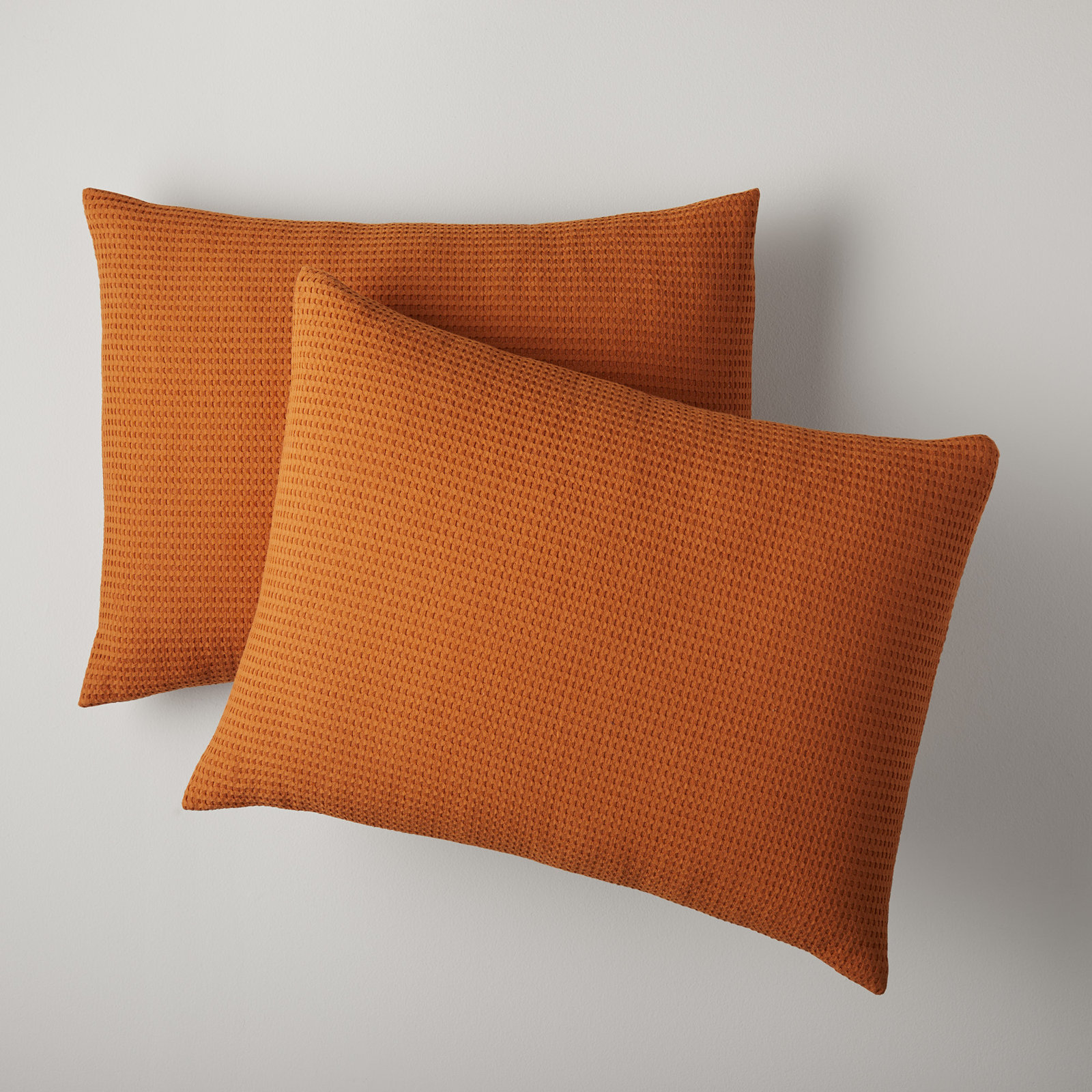 Felix Cotton Pillow Sham, Standard, Rust