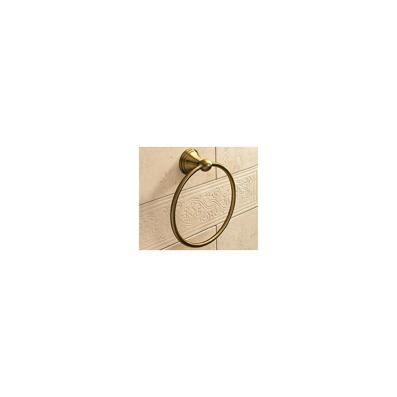 Romance Towel Ring, Bronze