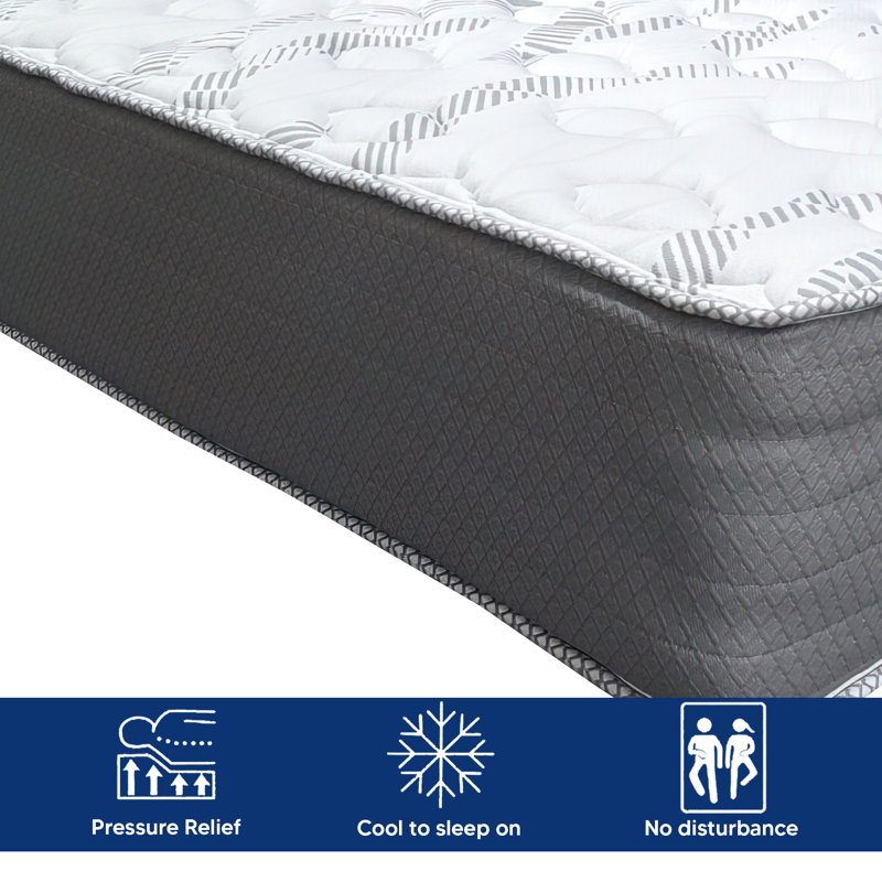 13-Inch Firm Heavier Pocket Coil Spring Hybrid Mattress, Motion Isolation with Durable Support, Twin
