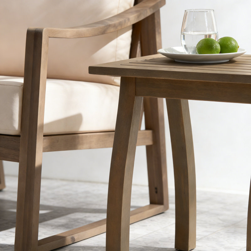 Table d'appoint en bois, Naturel