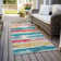 Machine Washable Indoor/Outdoor Cinead ACN1665 Ivory Rug