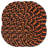 Dimonte Polypropylene Plastic Geometric Round Placemat