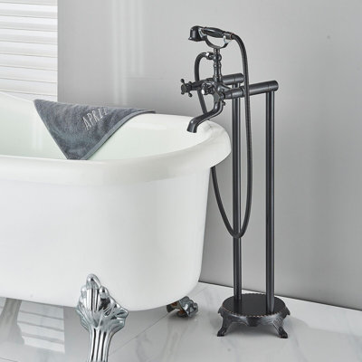 Floor Waterfall Faucet with Diverter
