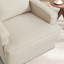 29.5" Wide Modern Refined Linen Upholstered Standard Manual Recliner