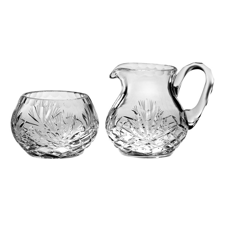 Curtsinger Crystal Sugar And Creamer Set