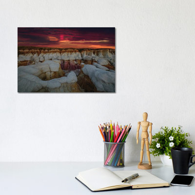 Sunrise Glory Over The Calhan Paint Mines by Bill Sherrell - Wrapped Canvas Print