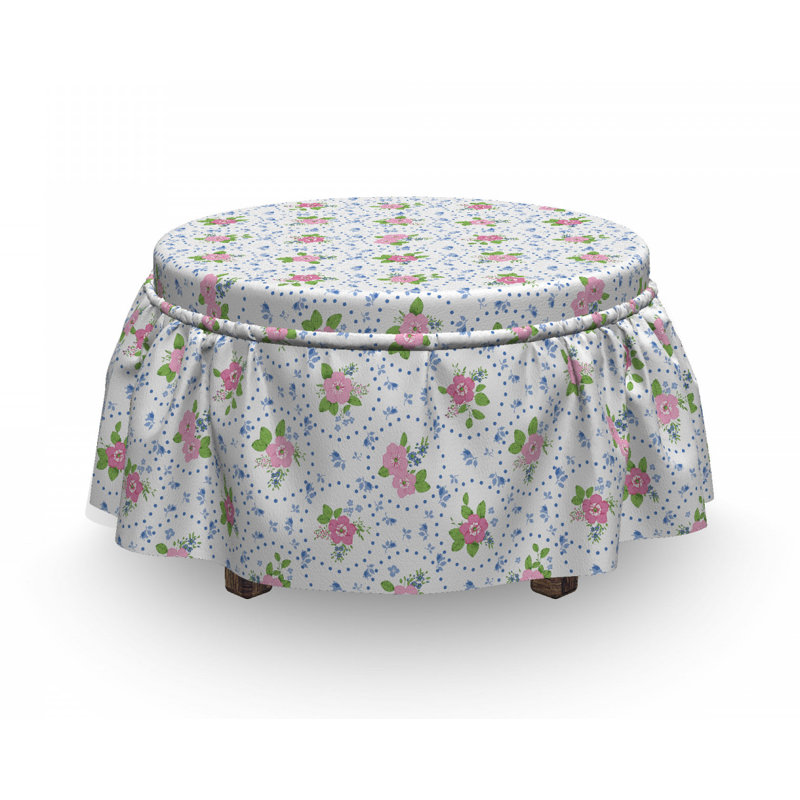 Box Cushion Ottoman Slipcover