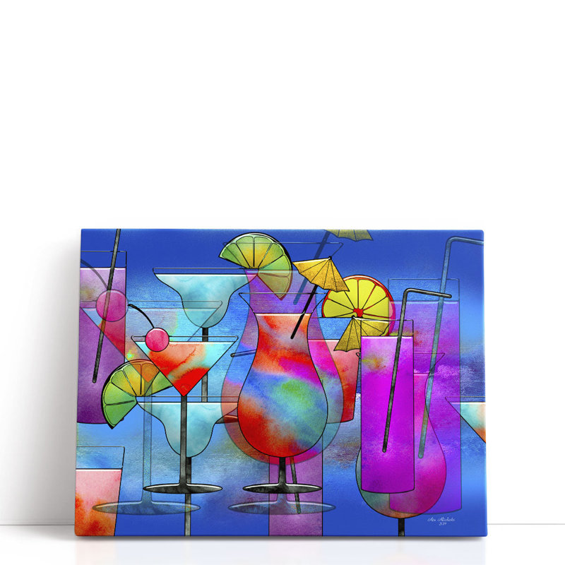 «Drink Ata Alishahi», reproduction d'art sur toile, H 18 po x l 24 po