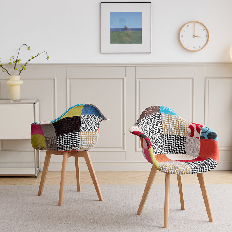 Oakes 39cm H Upholstered Armchair, Red