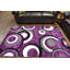 Tapis mauve à motif géométrique Cossette-40791292