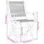 4 - Person Acacia Wood Patio Dining Set with Square Table-114632433