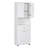 Tall Bathroom Cabinet With Laundry Basket-554060915