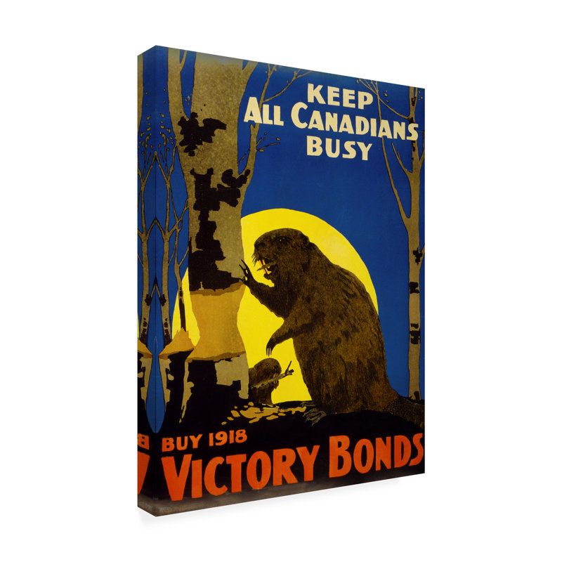 «Keep All Canadian Busy», collection Victory, H 47 po x l 35 po x P 2 po