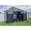 Remise de rangement en aluminium noir 8 x 11 pi Sojag Rainier