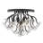 Wildflower 4-Light Semi-Flush Ceiling Light - Matte Black-1522046801