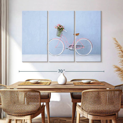 Mehar Pink Tulips Bicycle