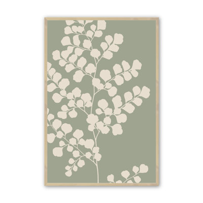 Botanic Harmony In Sage II, reproduction d'art encadrée