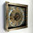 THE GEARS CLOCK Wall Clock with Real Moving Gears LU-LI_ 32 in Square BRONZE-ANTIQUE