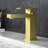 Contemporary Bathroom Sink Faucet - Gold With Cartridge Valve Type Tap And Dependable Quality
