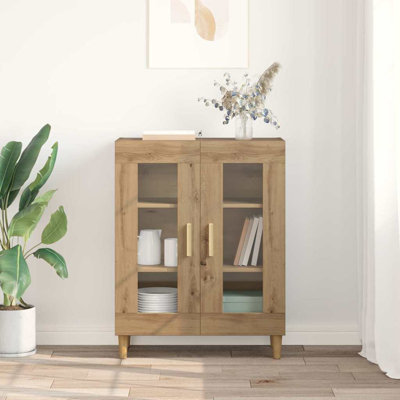  Sideboard Old Wood 69.5 X 34 X 90 Cm Engineered Wood
