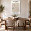 Affiche d'exposition d'art minimaliste avec un chat beige, impression sur toile-326514681