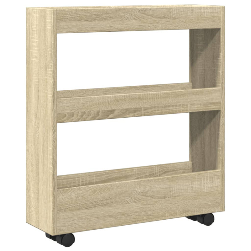 Storage Serving Cart, Sonoma oak