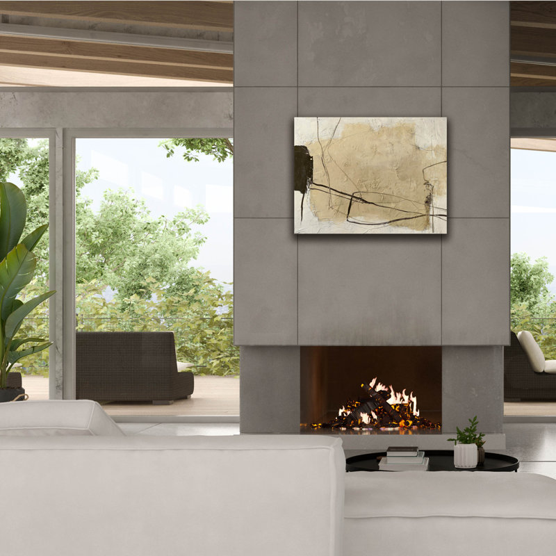  «Cloudline» par Design Fabrikken, art mural sur toile, H 26 po x l 34 po