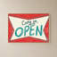 «Retro Open Sign» par Jen Bucheli - Impression sur toile