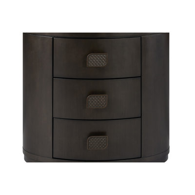 3 Drawer Oval Nightstand