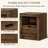 3-Pieces Bedroom Sets, Upholstered Bed Frame And Two Nightstands (Set Of 3)-1674100216-1674100221
