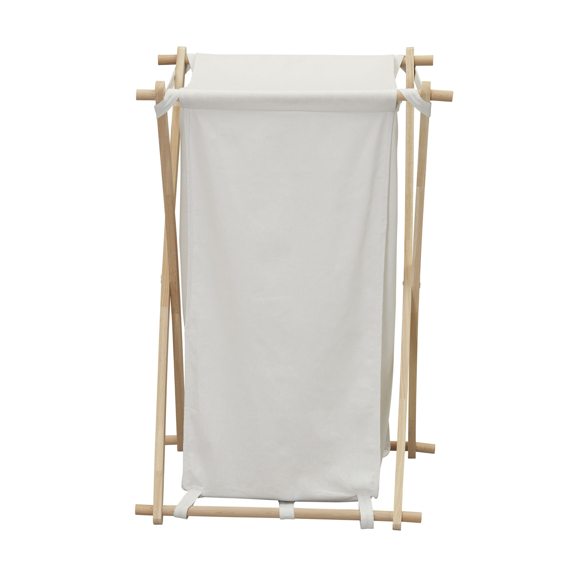 Joan Laundry Hamper, White