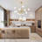 Lilwenn 12 - Light Aluminium Sputnik Modern Linear Chandelier-1906991811
