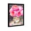 «Pink Peony Bouquet Fashion» - Cadre flottant, impression sur papier-68896343-68896340