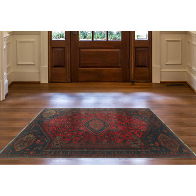 Kaylab One-of-a-Kind 4'0" X 6'11" 1980s Wool Area Rug in