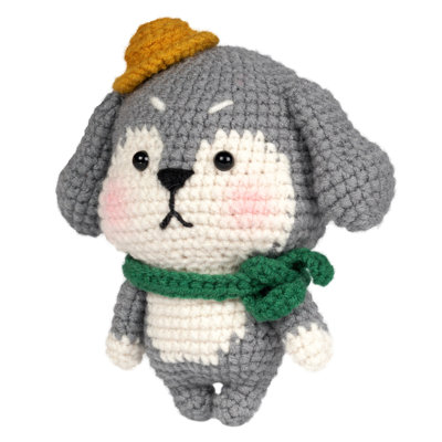 Chien Amigurumi DIY Kit au crochet Wizardi F07N8-M50