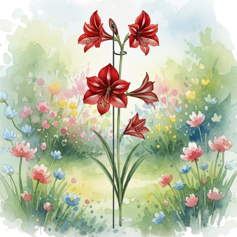 Piquets de soutien pour plantes de jardin Loop Style