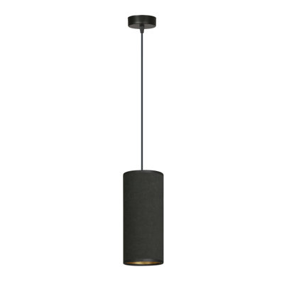Ealidh 1 - Light Steel Cylinder Pendant