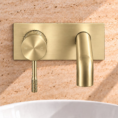  Madrid Wall Mounted Mono Basin Mixer