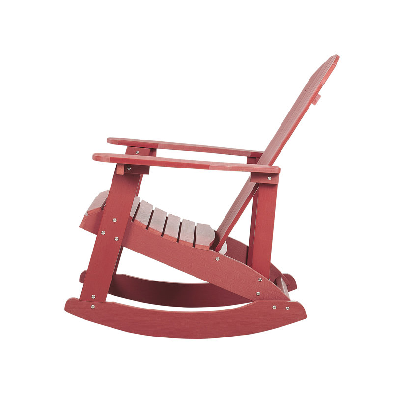 Jost Plastic Rocking Chair, Red 