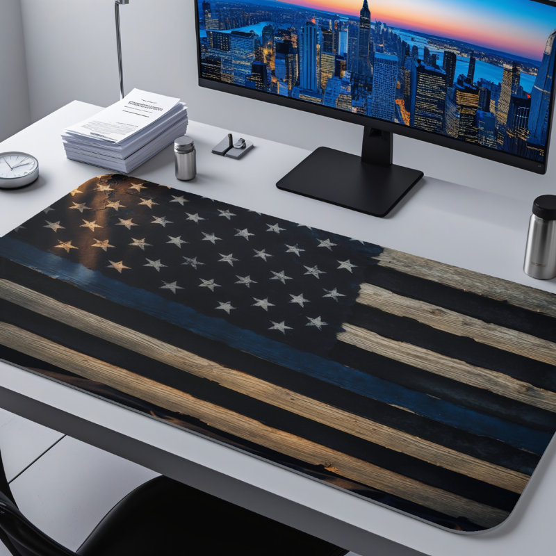 Polyester Desk Pad, 31.5x15.5