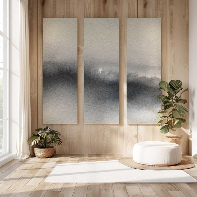 Whispering Woods v1 | Impression sur toile 3 panneaux, H 48 po x l 48 po