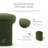 Monrock 18"W Upholstered U-Shaped Accent Ottoman-661416271