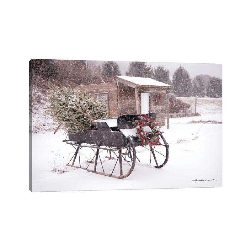 " Grandpa's Sleigh " by Irvin Hoover, 8" H x 12" W x 0.75" D