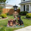 Statue jardinière Rottweiler