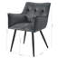 Mbolu 46.5cm H Velvet Upholstered Armchair-1587020285