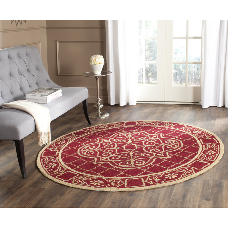 Bibbins Hand Hooked Performance Geometric Rug