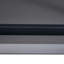 Glossy Sintered Stone Paper Craft Table With Black Legs, Seats 6-8 Jumbo Accommodates